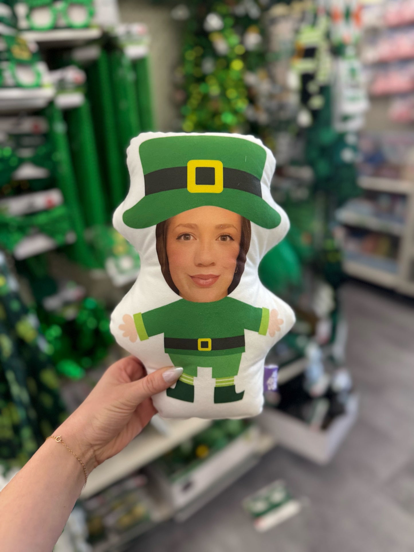 Leprechaun Custom Face Pillow