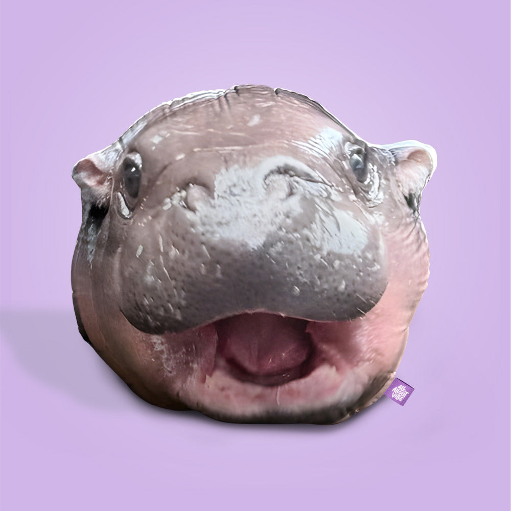 Moo Deng Pillow