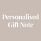 Custom Gift Note