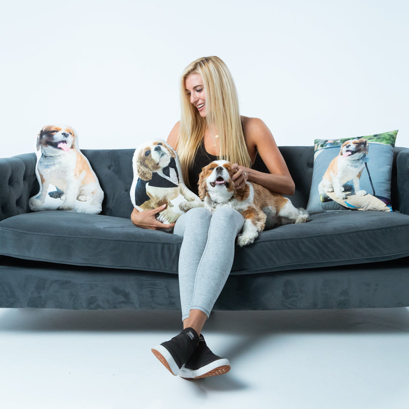 Custom Dog Shaped Pillow - All About Vibe