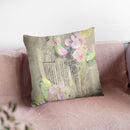 Birdcage Floral I Throw Pillow By Albena Hristova