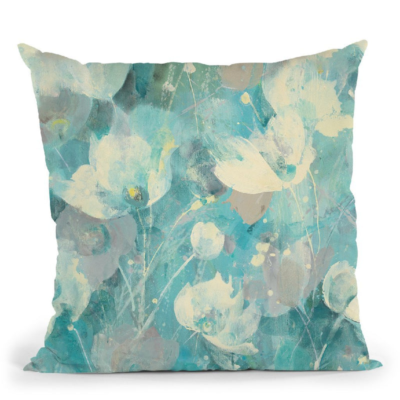 Gardens Past Throw Pillow By Albena Hristova