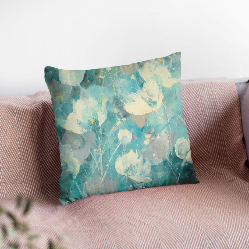 Gardens Past Throw Pillow By Albena Hristova