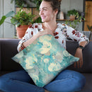 Gardens Past Throw Pillow By Albena Hristova