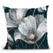Transluncent Poppies Navy Throw Pillow By Albena Hristova