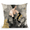 Beautiful Gaze I Neutral Gold Throw Pillow By Albena Hristova