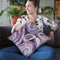 Circle Rain V2 Throw Pillow By Albena Hristova