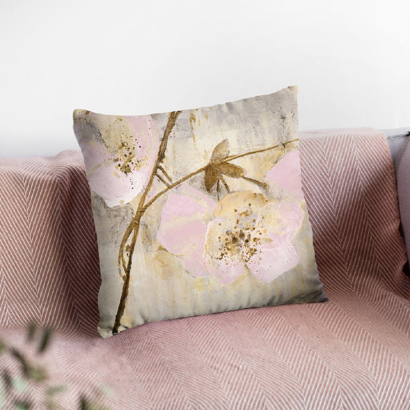 Elegance Ii Pink Throw Pillow By Albena Hristova
