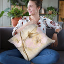 Elegance Ii Pink Throw Pillow By Albena Hristova