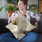 Painted Desert Neutral Throw Pillow By Albena Hristova