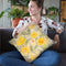 Poppy Garden I Yellow Flowers Throw Pillow By Albena Hristova