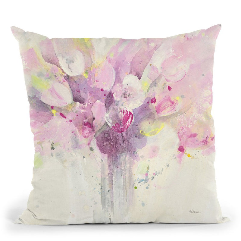 Pretty In Spring Throw Pillow By Albena Hristova
