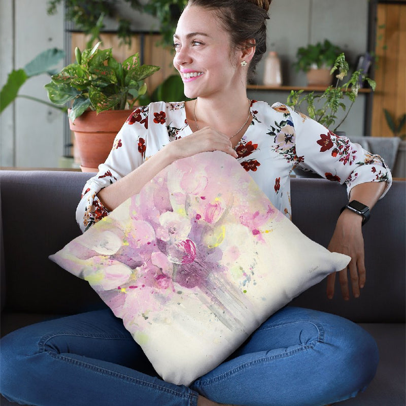 Pretty In Spring Throw Pillow By Albena Hristova