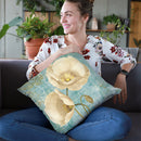 Rich Poppies On Paisley Throw Pillow By Albena Hristova