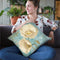 Rich Poppies On Paisley Throw Pillow By Albena Hristova