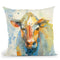 Happy Cows Ii Throw Pillow By Albena Hristova