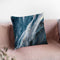 Splash Indigo Throw Pillow By Albena Hristova