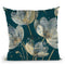 Translucent Garden Teal Crop Throw Pillow By Albena Hristova