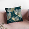 Translucent Garden Teal Crop Throw Pillow By Albena Hristova