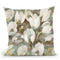 Tulip Delight Pattern Blue Throw Pillow By Albena Hristova