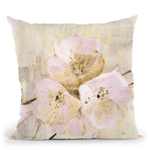 Elegance Iii Pink Throw Pillow By Albena Hristova