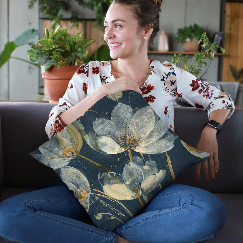 Translucent Garden Throw Pillow By Albena Hristova