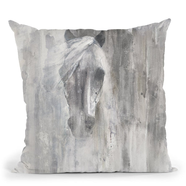 Shadow Gray Throw Pillow By Albena Hristova