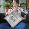 Shadow Gray Throw Pillow By Albena Hristova
