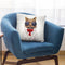 Astro Cat Throw Pillow By Animal Crew