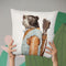 Hunter Throw Pillow By Animal Crew