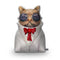 Astro Cat Shaped Throw Pillow by Animal Crew - by all about vibe