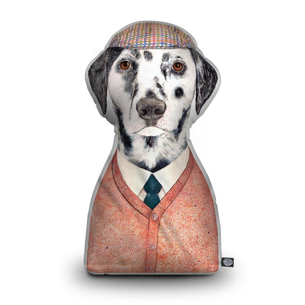 Dalmatian Shaped Throw Pillow by Animal Crew - by all about vibe