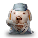 Delivery Dog Shaped Throw Pillow by Animal Crew - by all about vibe