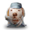Delivery Dog Shaped Throw Pillow by Animal Crew - by all about vibe