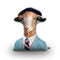 Goat Shaped Throw Pillow by Animal Crew - by all about vibe
