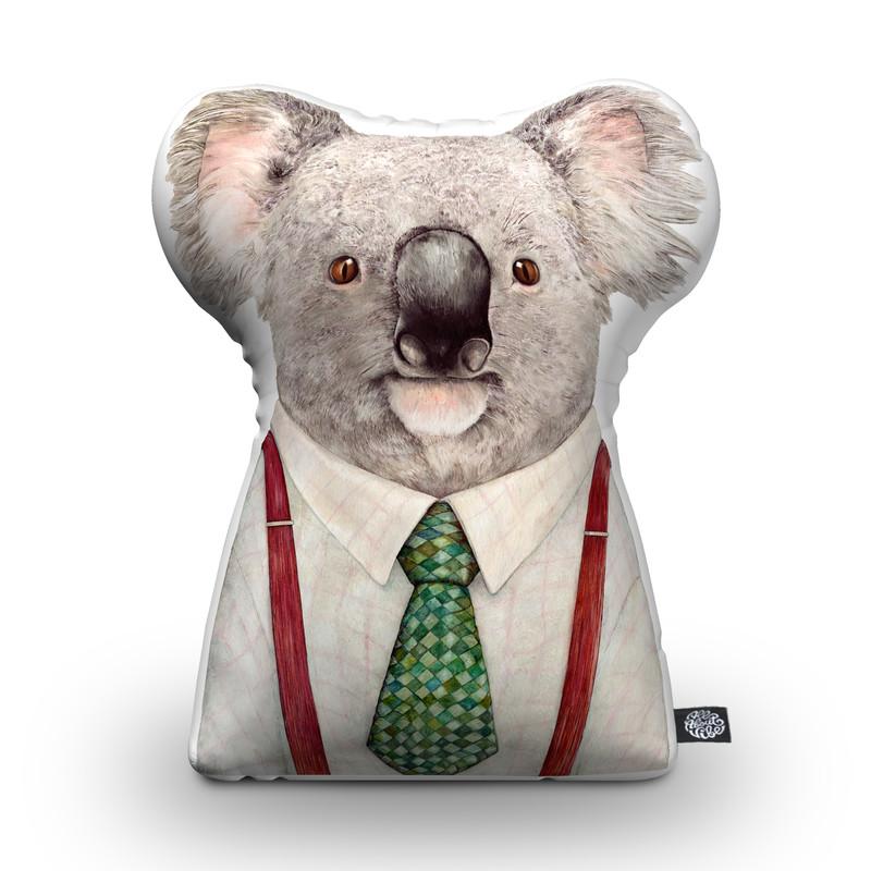Koala Shaped Throw Pillow by Animal Crew - by all about vibe