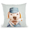 Delivery Dog Throw Pillow By Animal Crew
