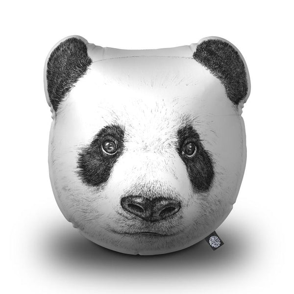 Panda Throw Pillow By Animal Crew - by all about vibe