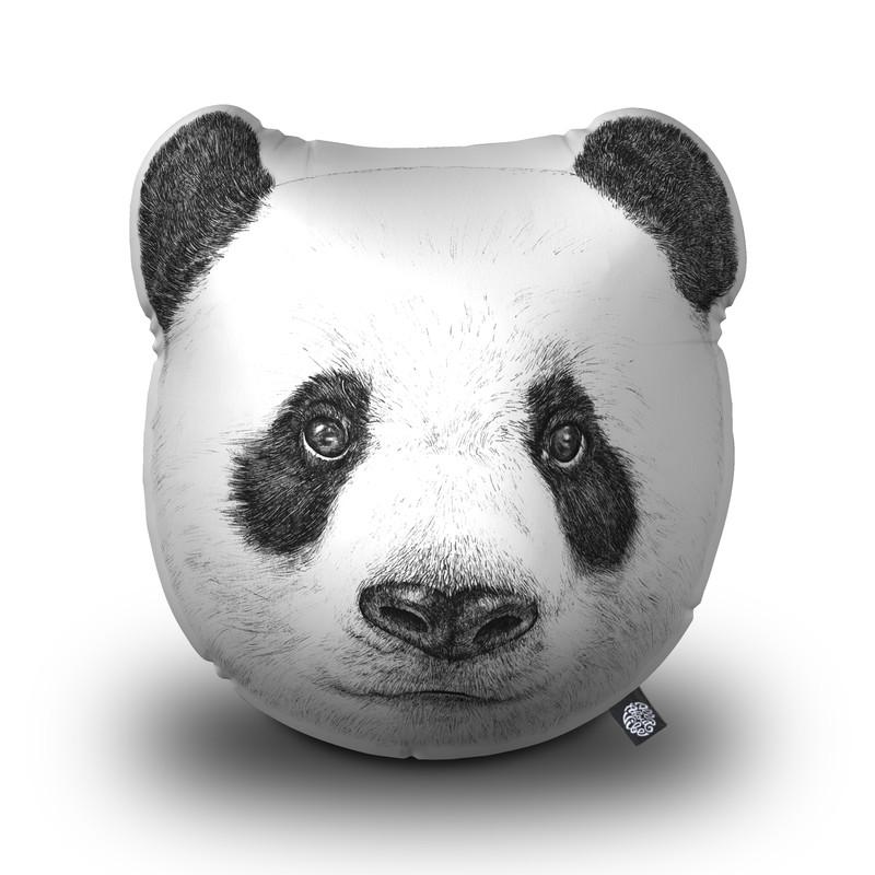 Panda Throw Pillow By Animal Crew - by all about vibe