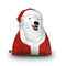 Polarbear Santa Throw Pillow By Animal Crew - by all about vibe