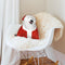 Polarbear Santa Throw Pillow By Animal Crew - by all about vibe