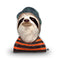 Sloth Shaped Throw Pillow by Animal Crew - by all about vibe