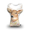 White Tailed Deer Shaped Throw Pillow by Animal Crew - by all about vibe