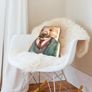 Wombat Shaped Throw Pillow by Animal Crew - by all about vibe