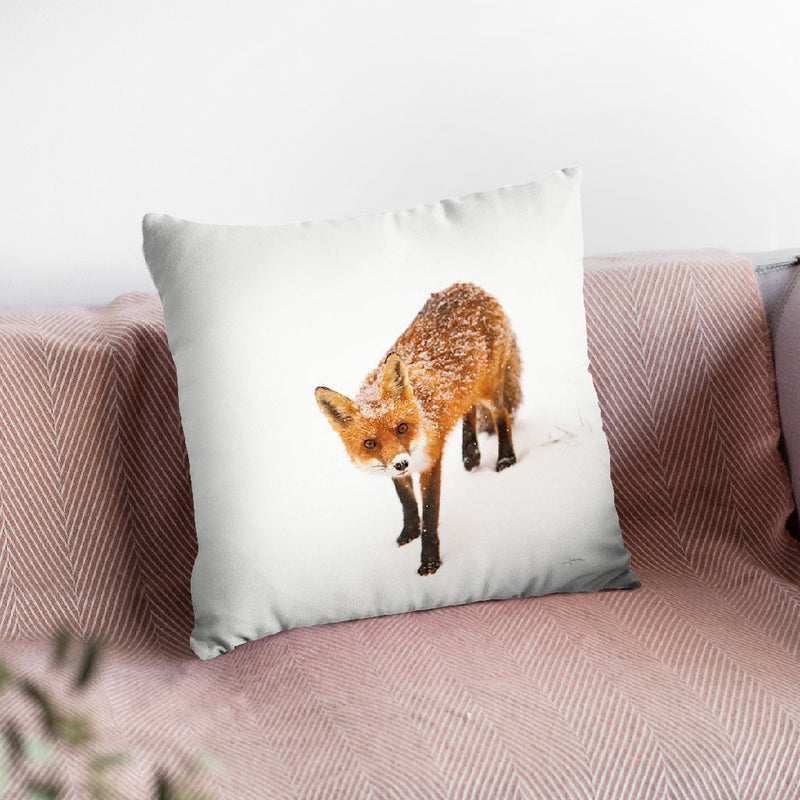 Red Fox Ii Throw Pillow By Aledanda