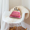 Black Stilettos Pink Fashion Books Shaped Throw Pillow by Amanda Greenwood - by all about vibe