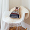 Frenchie Books Shaped Throw Pillow by Amanda Greenwood - by all about vibe