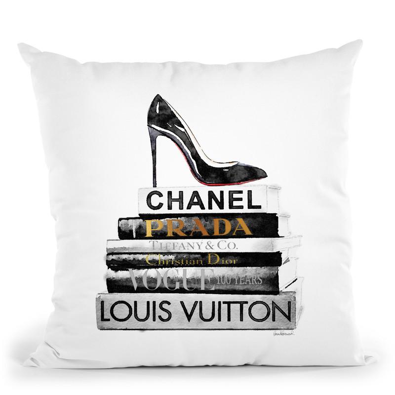 Bookstackoes Iv Throw Pillow By Amanda Greenwood