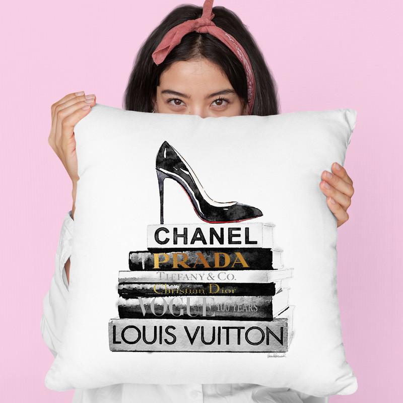 Bookstackoes Iv Throw Pillow By Amanda Greenwood