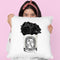 Flower Candle Black Throw Pillow By Amanda Greenwood